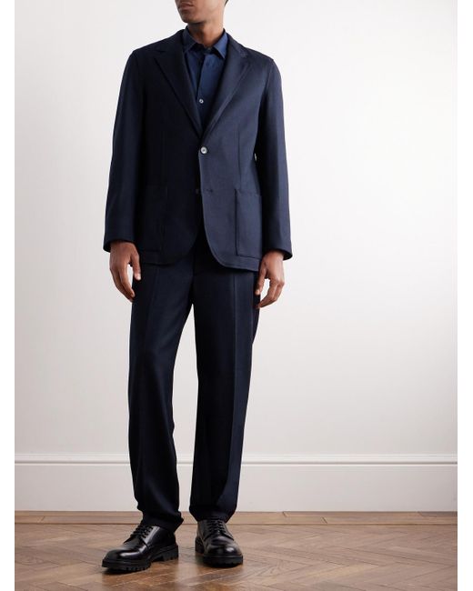 Sunspel Blue Casely-hayford Ivan Wool Suit Jacket for men