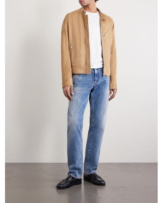 Dolce & Gabbana Blue Straight-leg Jeans for men