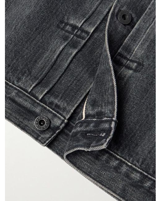 Orslow Blue Type 1 Washed Selvedge Denim Jacket for men
