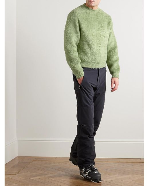 Aztech Mountain Green Marc Brushed-knit Sweater for men