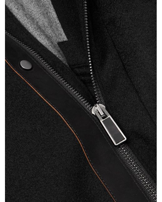 Zegna Black Vetta Oasi Cashmere Hooded Jacket for men