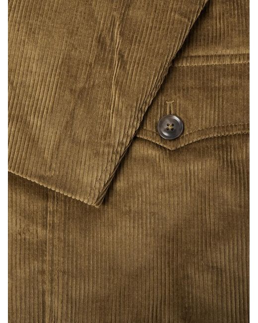 Needles Green Cotton-Corduroy Blazer for men