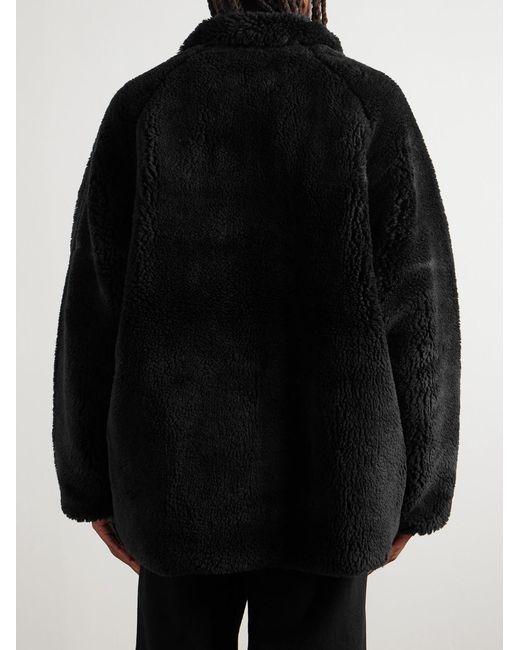 Needles Black Plush Jacket for men