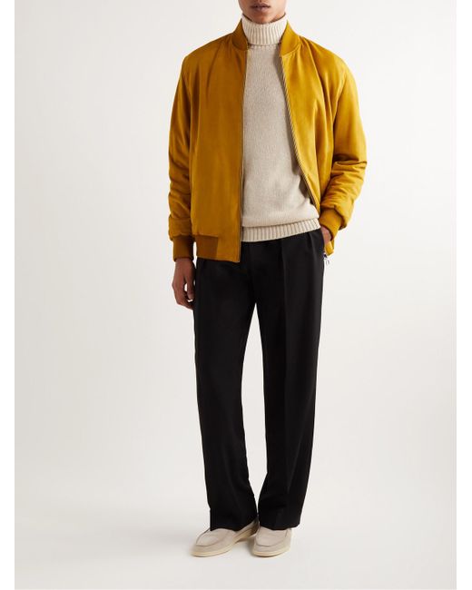 Loro Piana Natural Baby Cashmere Rollneck Sweater for men