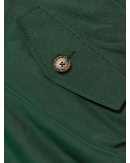 Baracuta Green G9 Cotton-Blend Harrington Jacket for men