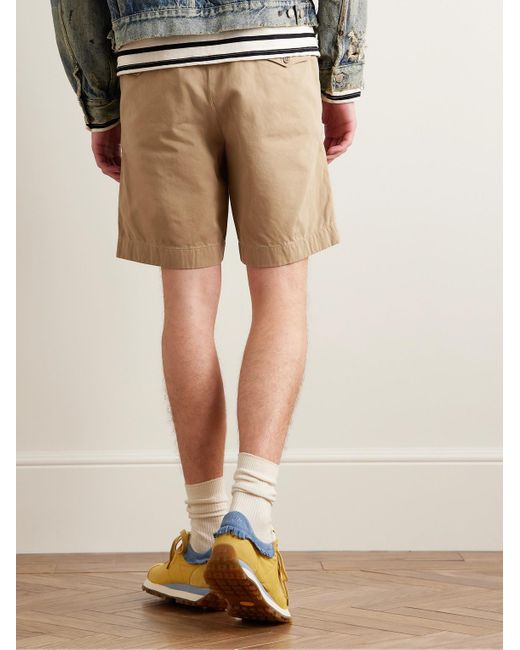 RRL Natural Officer Straight-leg Cotton Shorts for men