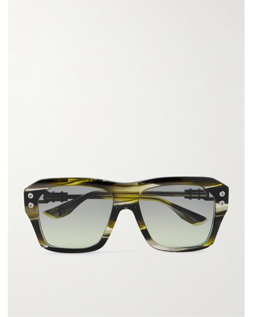 Dita Eyewear Black Grand-Apx D-Frame Acetate Sunglasses for men