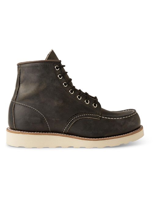 Red Wing Black 8890 Heritage Work 6" Moc Toe Boot for men