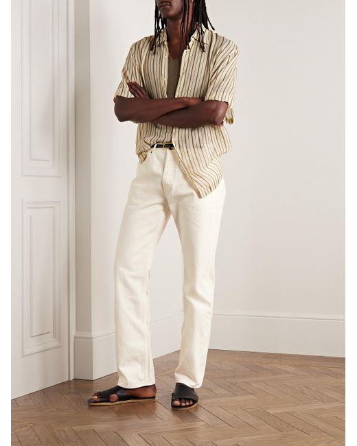 Nili Lotan Natural Billie Slim-Fit Straight-Leg Jeans for men