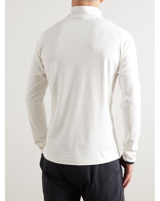 Kjus White Feel Stretch-jersey Half-zip Ski Mid-layer for men