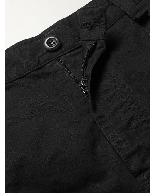 Balenciaga Black Convertible Flared Cotton-ripstop Cargo Trousers for men