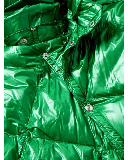 Beams Plus Green Expedition Quilted Shell Down Jacket for men