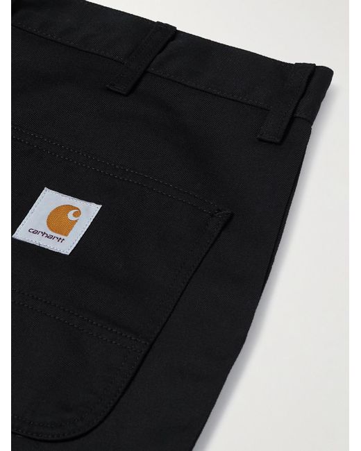 Carhartt Black Straight-leg Twill Trousers for men