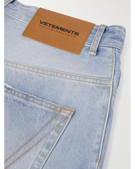 Vetements Blue Wide-leg Jeans for men