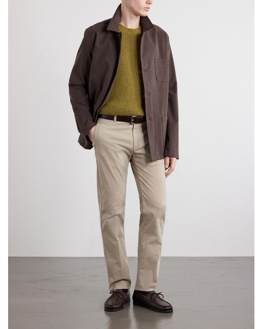 Massimo Alba Green Bruce Alpaca-blend Sweater for men