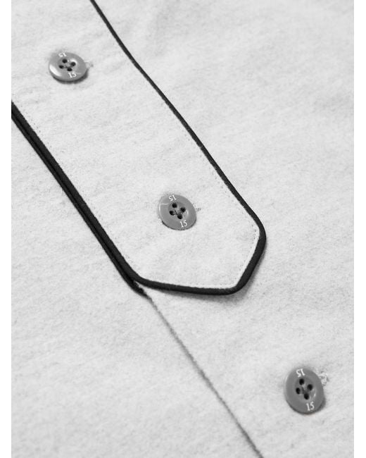 Neighborhood White Oversized Logo-Embroidered Cotton-Jersey Shirt for men
