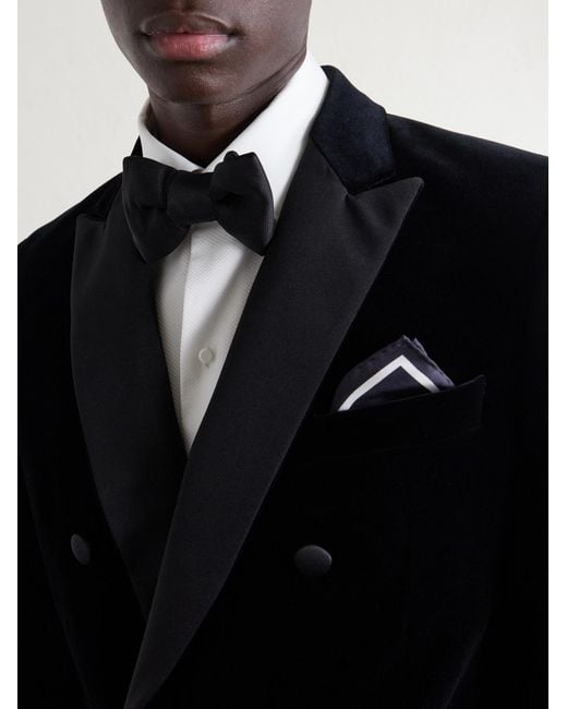 Tom Ford Black Silk Bowtie for men