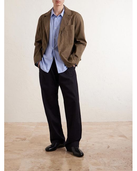 Margaret Howell Brown Mhl. Cordura® Cotton Blazer for men