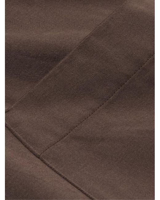 STÒFFA Brown Cotton-Twill Jacket for men