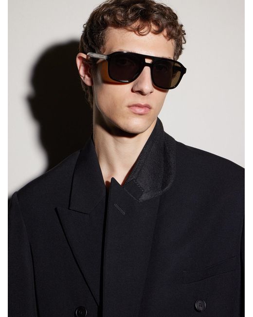 Saint Laurent Multicolor Aviator-Style Acetate Sunglasses for men