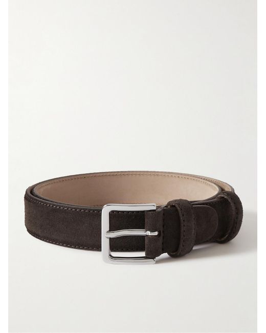 Mr P. Brown 3Cm Suede Belt for men