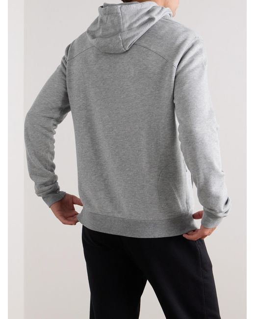 Derek Rose Gray Quinn Cotton And Modal-Blend Jersey Hoodie for men