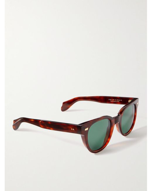 Cutler & Gross Green 1392 Round-Frame Acetate Sunglasses for men