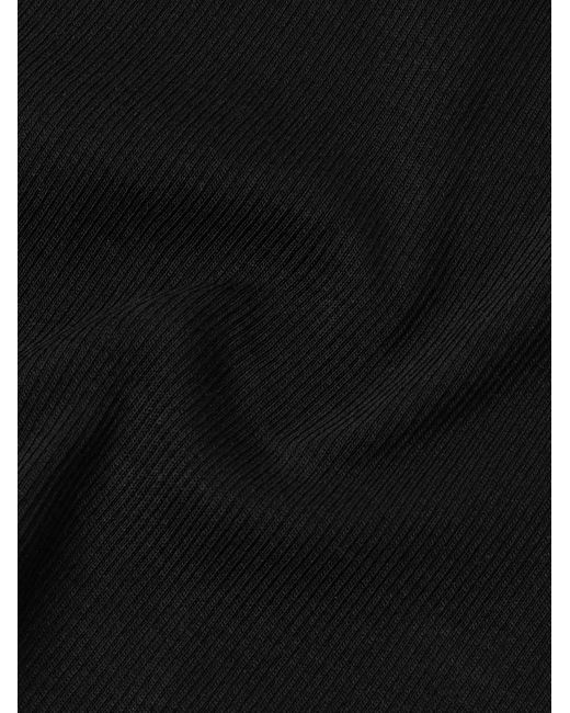 Canotta Slim-Fit di Second Layer in Black da Uomo
