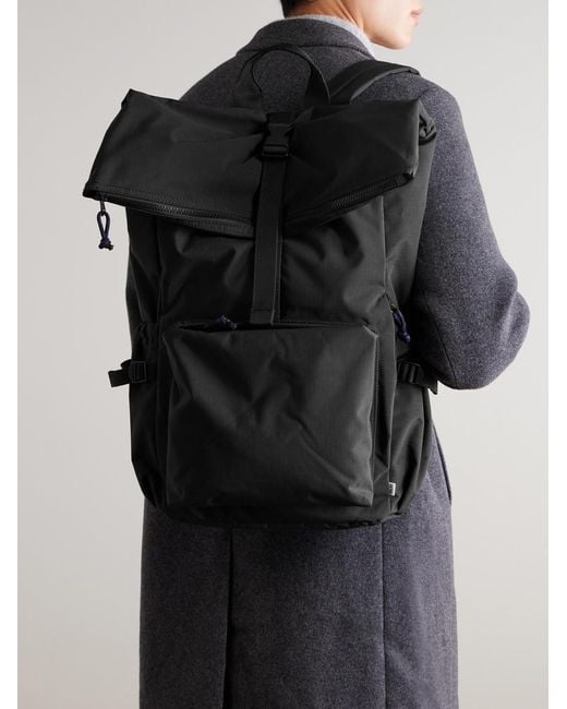 NN07 Black 9019 Recycled-Ripstop Backpack for men