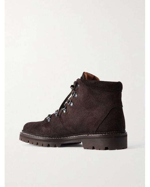 Mr P. Brown Jacques Suede Hiking Boots for men