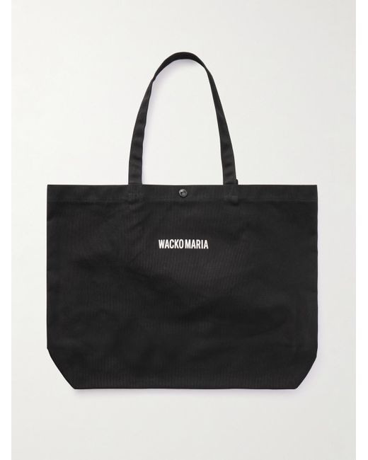 Speak Easy Tote Bag di Wacko Maria in Black da Uomo