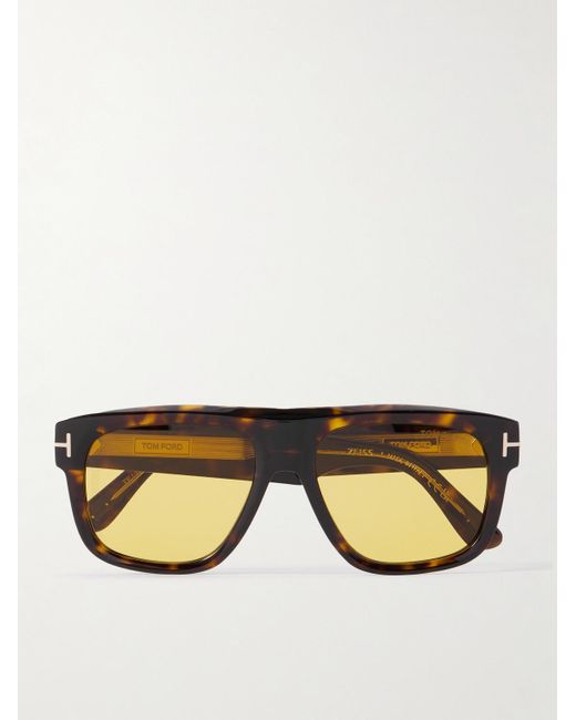 Tom Ford Multicolor Icon Square-Frame Acetate Sunglasses for men