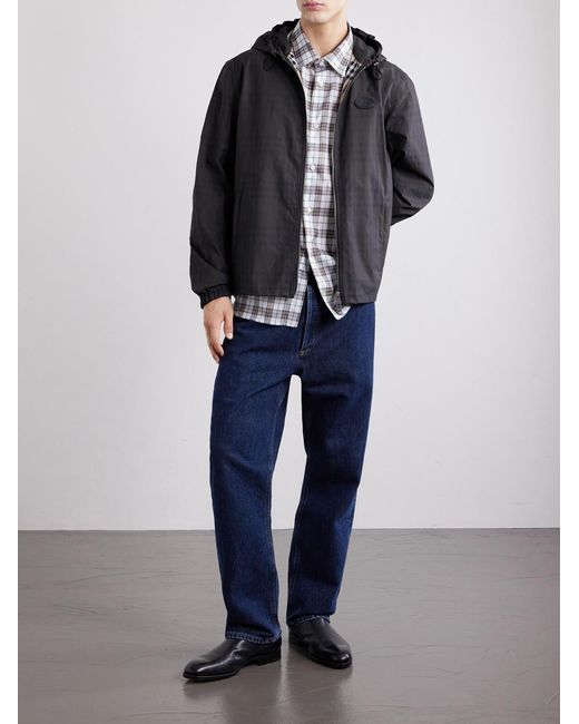 Burberry Gray Radmar Checked Cotton Shirt for men