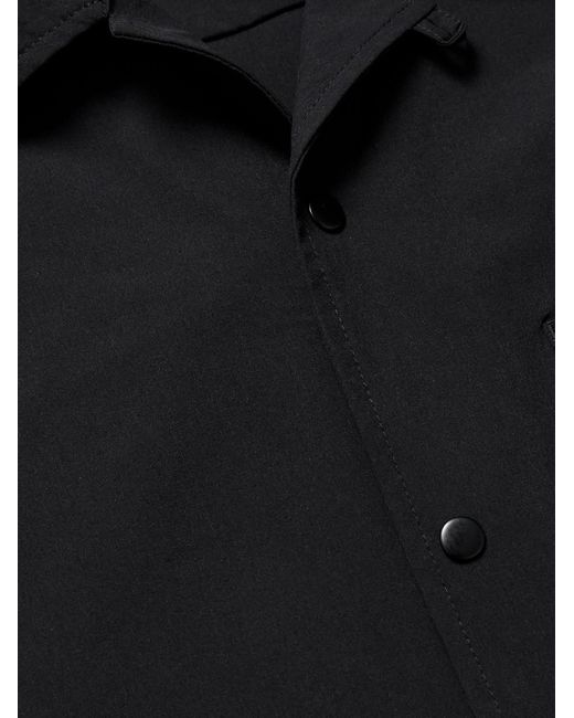 Norse Projects Black Carsten Travel Light Voile Shirt for men
