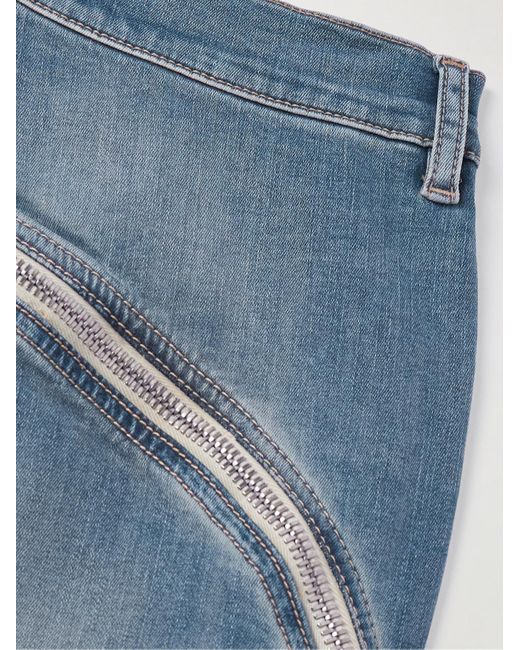 Jeans A Gamba Larga di Rick Owens in Blue da Uomo