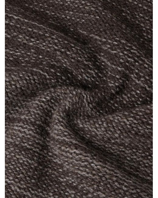 Yak, Wool And Cashmere-Blend Sweater di Altea in Gray da Uomo