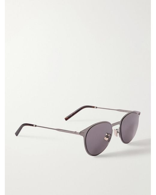 Dior Diorblacksuit R8U Round Metal Sunglasses for men