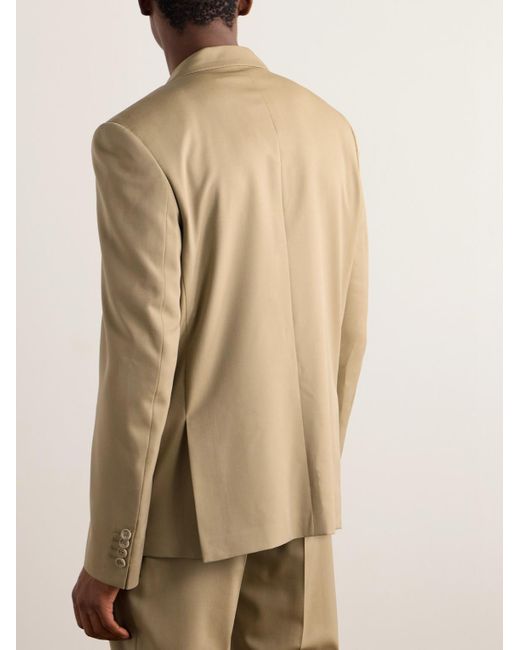 Officine Generale Natural Virgin Wool-Twill Suit Jacket for men