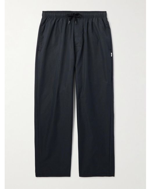 Pantaloni A Gamba Affusolata di (w)taps in Blue da Uomo