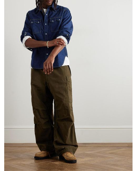Remi Relief Blue Denim Shirt for men