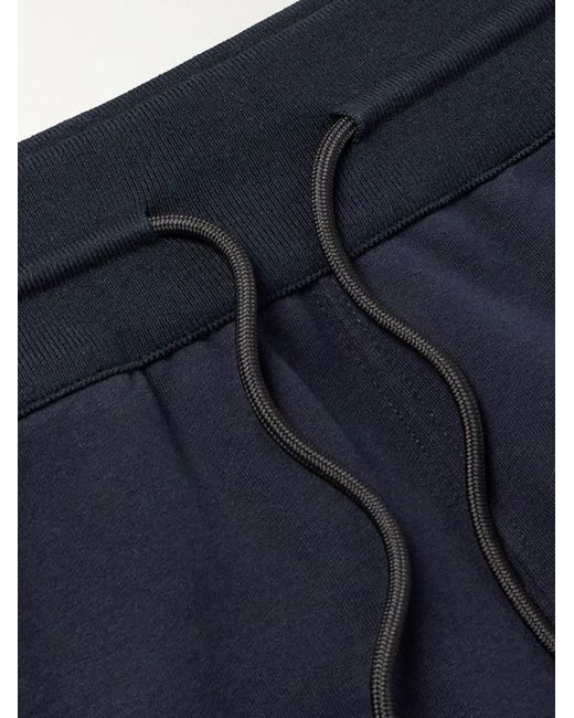 Loro Piana Blue Vogel Tapered Cotton And Cashmere-Blend Jersey Sweatpants for men