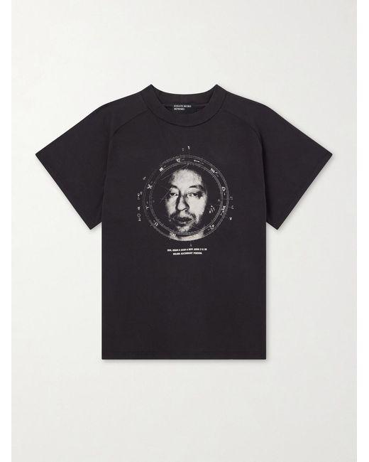 Enfants Riches Deprimes Black Serge Printed Cotton-Jersey T-Shirt for men