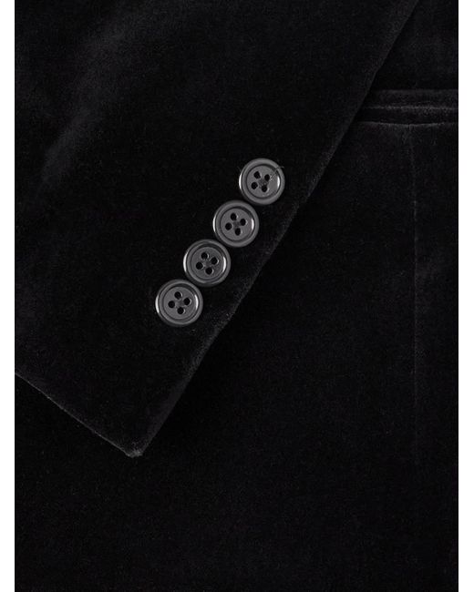 Polo Ralph Lauren Black Cotton-velvet Suit Jacket for men