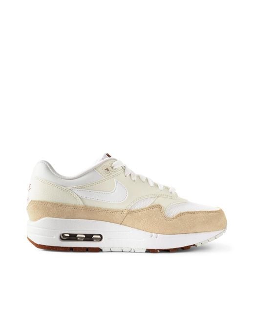 Nike White Air Max 1 Sc Suede for men
