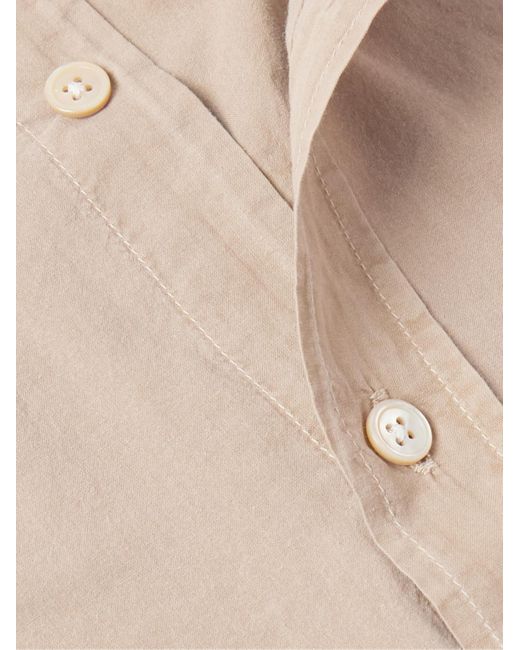 Our Legacy Borrowed Hemd aus Baumwoll-Voile mit Button-Down-Kragen in Natural für Herren