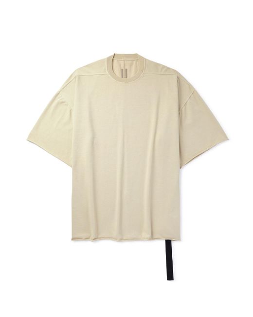 Rick Owens White Tommy Cotton-jersey T-shirt for men