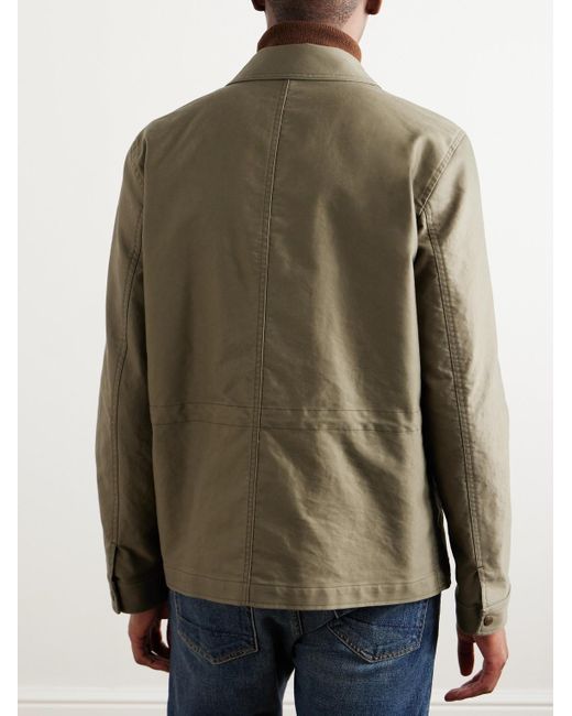Tom Ford Green Cotton-twill Jacket for men