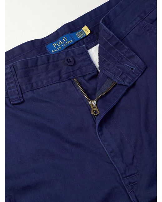 Polo Ralph Lauren Blue Gellar Straight-leg Cotton-canvas Cargo Shorts for men
