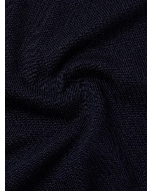 NN07 Blue Ted 6605 Wool Sweater for men