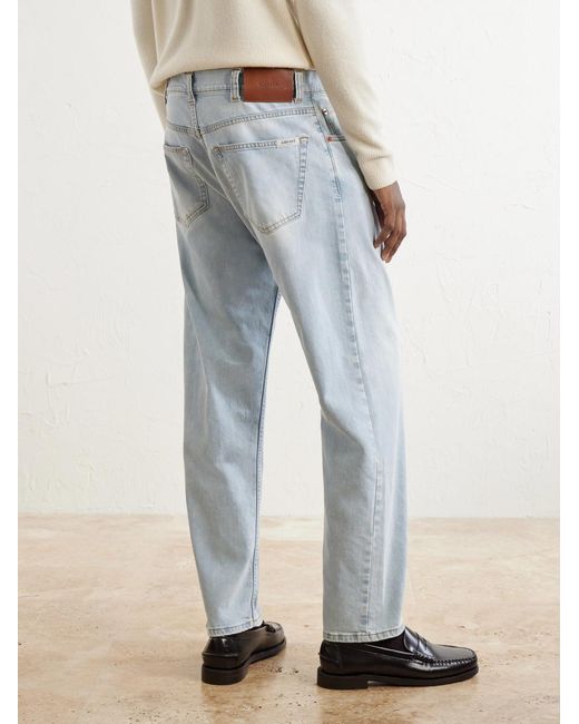 Ghiaia Blue Straight-Leg Jeans for men